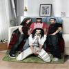 3D T-Tokio oF Band H-Hotel Music Singer Flannel Blanket Soft Throw Blanket Art For Home Decor Bedroom Bed Sofa Picnic Fans Gifts