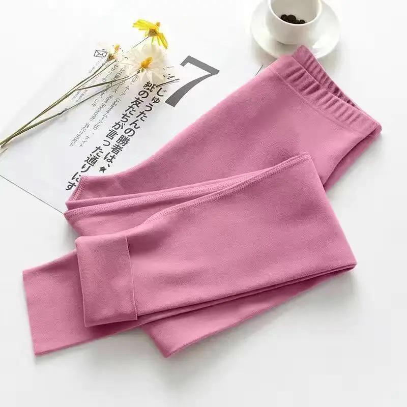 

Women s Thermal Double-Sided Fleece Seamless Base Layer Pants for Autumn/Winter 3XL фиолетовый