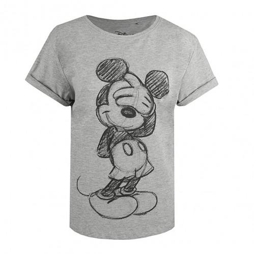 Disney Dámské/Dámské plaché tričko Mickey Mouse Heather