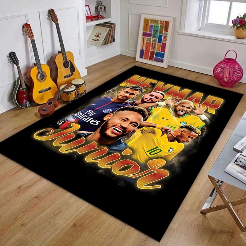 1pc Neymar15 Design Printed Area Rug Carpet for Bedroom Living Room Home Decor Rugs Mat Non Slip Mat Rug for Bedside