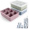 Lilang 15-Grid Easy-Release Silicone Ice Cube Tray Set
