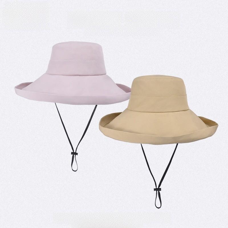 Polyester Wide Brim Sun Hat For Women With Sun Protection And Breathability Perfect For Spring And Summer Outdoor Activities