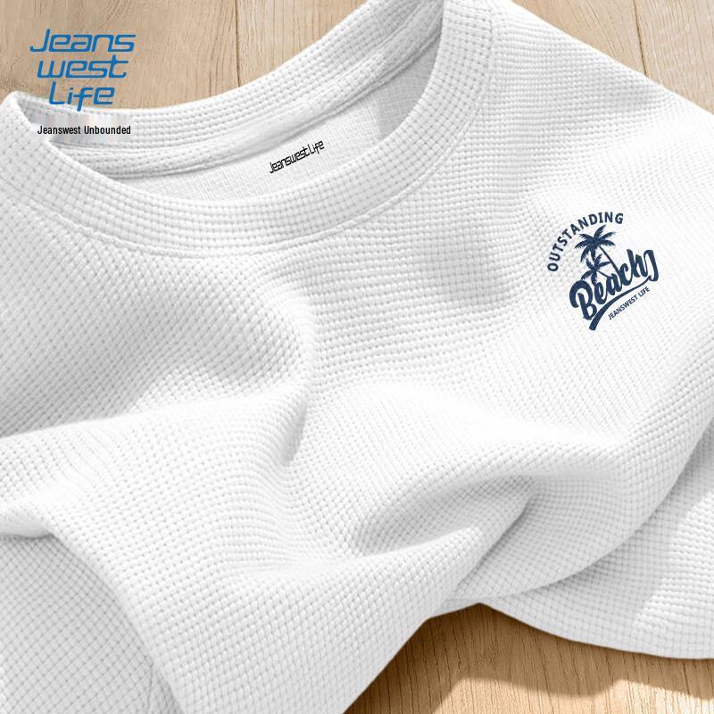 

Jeanswest Life Men s Waffle Knit Loose Fit T-Shirt M