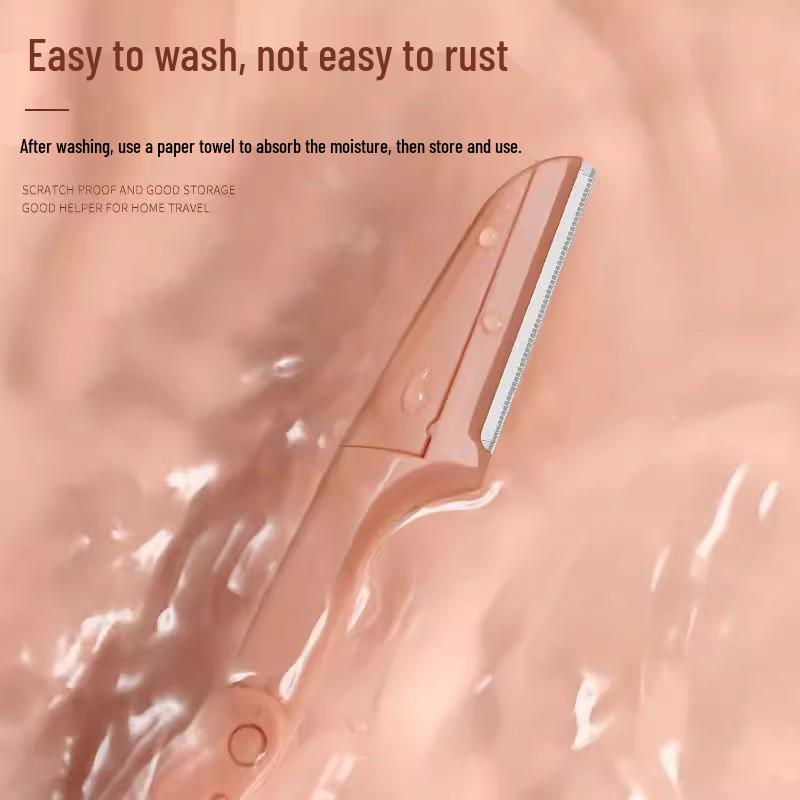 Foldable Safety Eyebrow Razor for Beginners, Unisex Blade