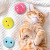 Chirping Ball Cat Toy Fluffy Plush Balls with Sound Interactive Pom Pom Balls Kitten Kicker Toy with Catnip for Indoor Cats