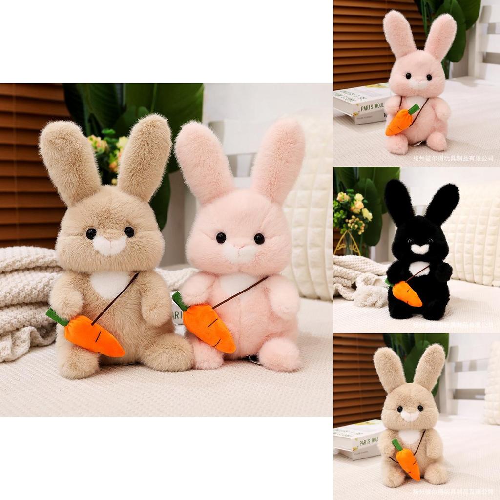Adorable Plush Bunny Stuffed Animal Toy Ultra Soft Cuddly Rabbit Pillow Gift