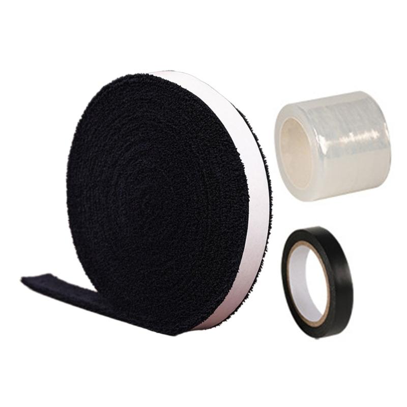 Badminton Racket Grip Tape, Racket Grip Towel Antislip Grip Tape, Water Absorbent Adhesive Squash Racket Grip for Racket