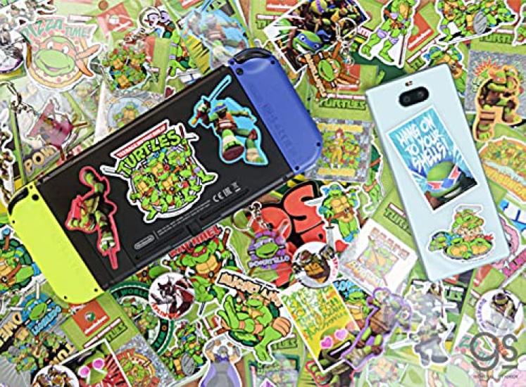 Teenage Mutant Ninja Turtles Mini Character Ninja American Official GS Merchandise COWABUNGA! Stickers, Retro, Turtles, Movie, Anime, Comic, TTS014,