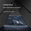ZISIZ Outdoor Double-Layer Pyramid Camping Tent