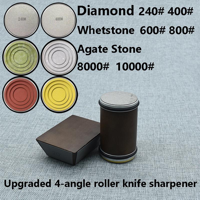 Rolling Knife Sharpener Kitchen Magnetic Roller Professional System Tool  Whetstone Upgraded 4-angle Roller Knife Sharpener Hot