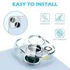 2 Verres Trempés Ecran et 2 Protections Caméra Arrière pour iPhone 15