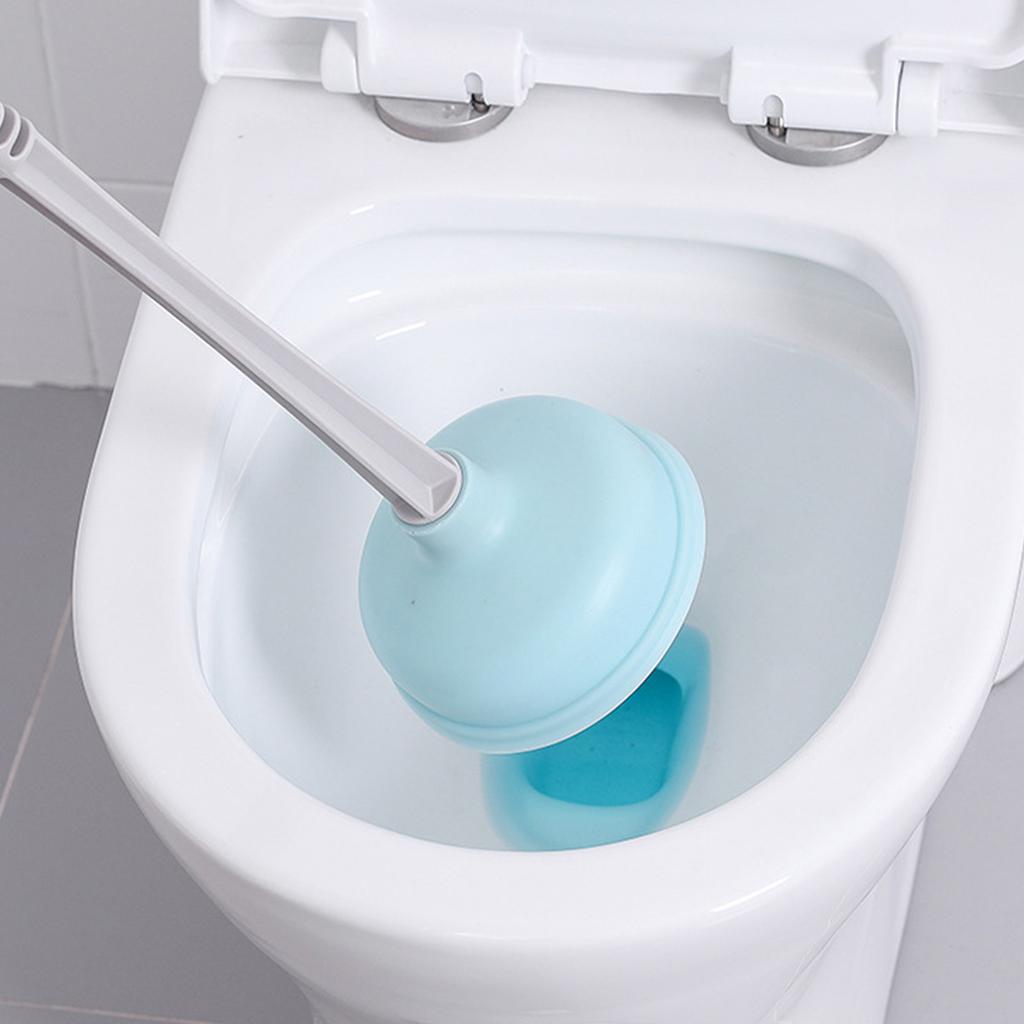 Toilet Plunger Rubber Plastic Strong Suction Efficient Toilet Drain Plunger for Bathroom