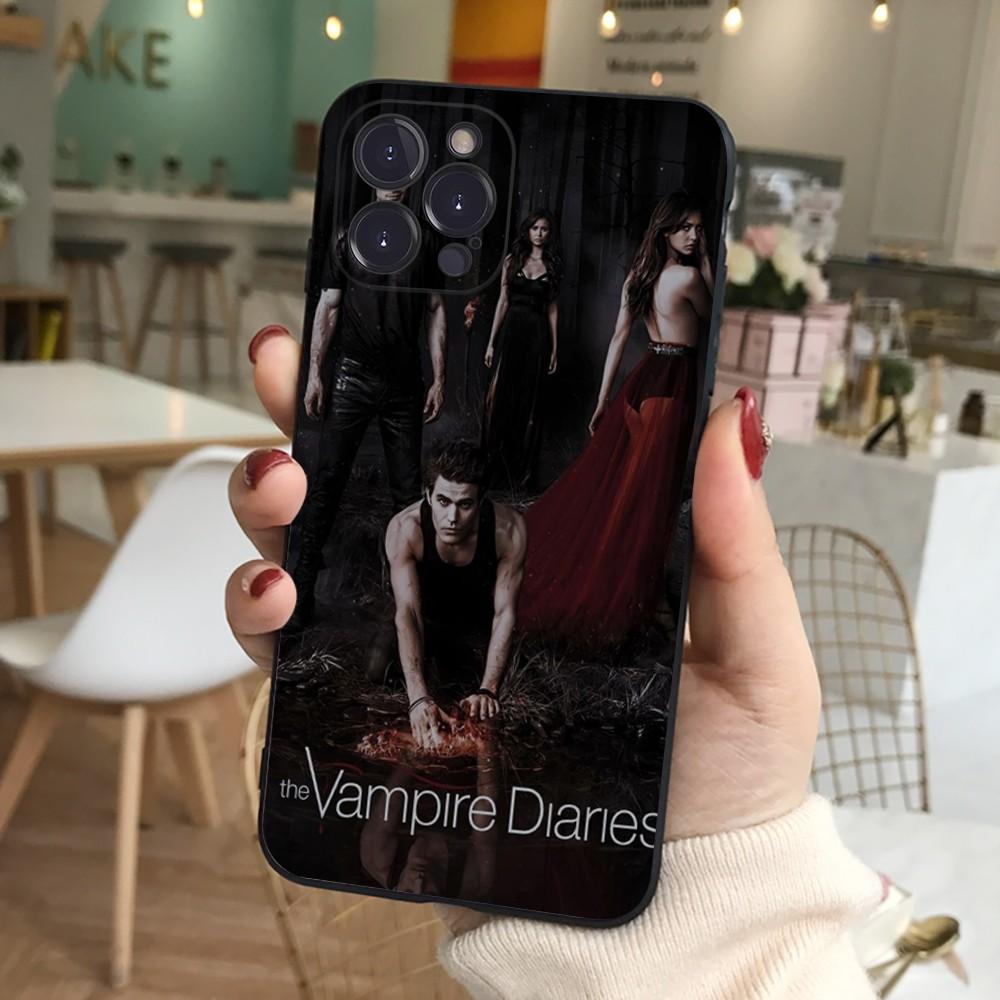 Vampire Diaries Handyhülle Silikon Weich für iphone 16 15 14 13 12 11 Pro Mini XS MAX Plus X Hülle
