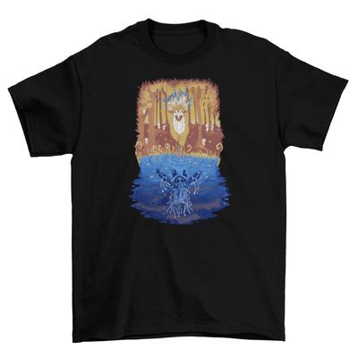 Princess Mononoke T-Shirt Unisex Fall Cotton Adult Halloween Forest Spirit New