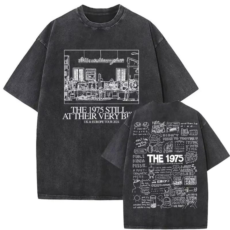 Washed Vintage The  about You Print Tshirt Being Funny in A Foreign Language Album Tshirt Unisex Women Hip Hop Casual T Shirt