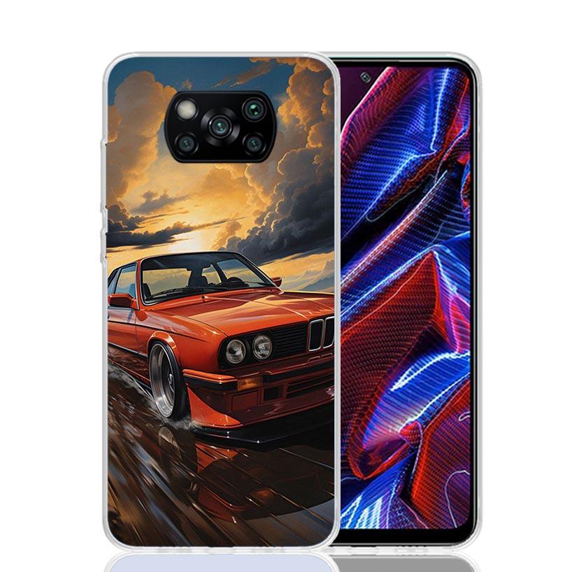 Classic Vintage Old Retro Car Case Phone Cover for Xiaomi Mi 11T 12T 10T 9T Pro 11i 12X 13 12 11 10 9 8 Lite 6X 5X A3 A2 Trend F