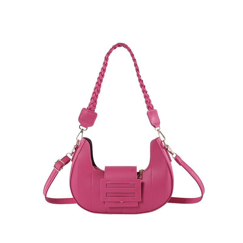 

High-end Women s Bags 2024 Spring Trendy Versatile Underarm Shoulder Bag Chic Commuting Crossbody Bag червоний