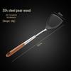 Silicone Stir-fry Spatula with Pear Wood Handle
