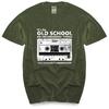 Summer Tshirt Unisex Brand Teeshirt Cassette Tape Pencil Boombox Headphones Mixtape Old School Dj Deejay Tee Cotton Unisex T Shirt