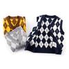 Boys V-Neck Vest Knit Sleeveless Sweater for Children Kids Clothes