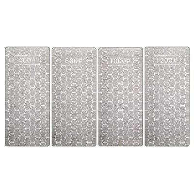 1 Piece Knife Diamond Sharpening Stone Grit 400/600/1000/1200 Diamond Plate Honing Stone Diamond Stone Sharpener YY094