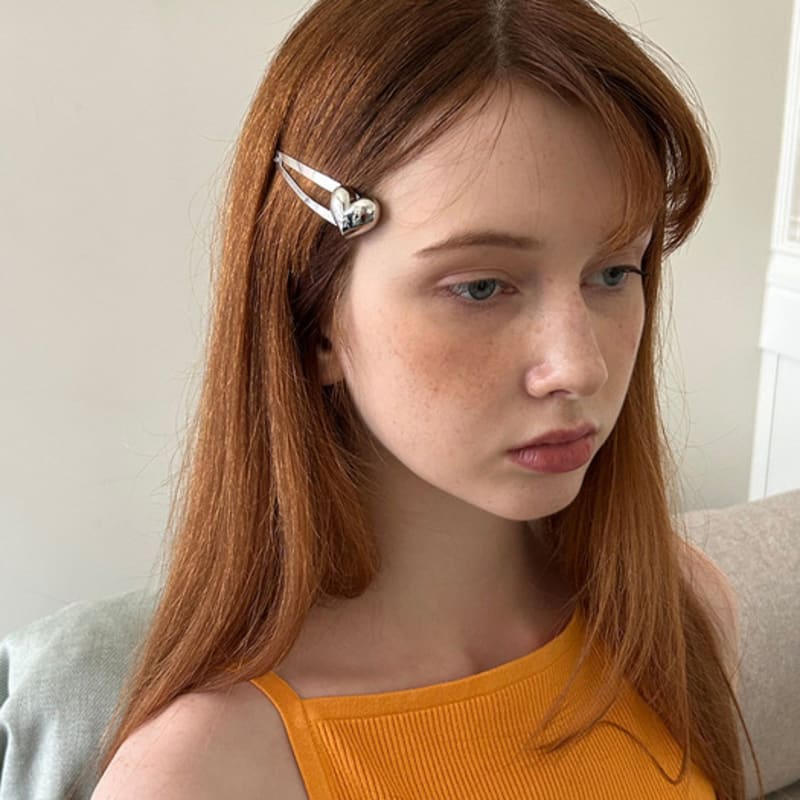 Mehr Jude Hardy Herz-Haarnadel 2er-Set 2 Farben