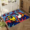 Colors R-Romero B-Britto Art Floor Mat Soft Thickened Absorbent Non-Slip Bedroom Living Room Door Mat Home Decor Flannel Rugs