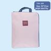 Multifunctional Large A4 Canvas Storage Bag with Zipper and Handles