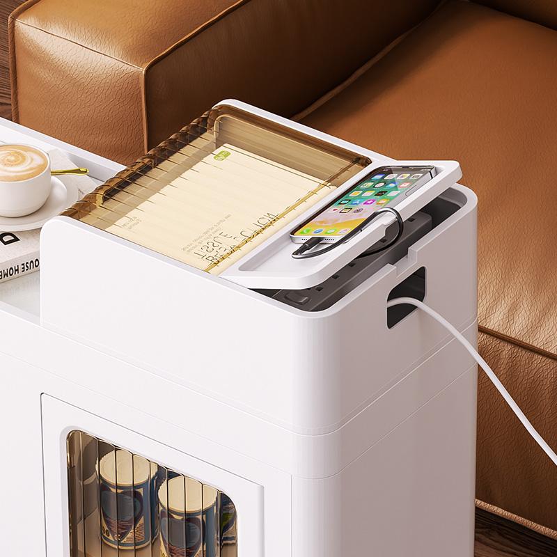 Bathroom Storage Cabinet Multifunctional Hidden Storage Cabinet Modern Design Cart for Bathroom or Living Room for Jewelry Use