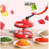 Vegetable Cutter Chopper Shredders Manual Meat Vegetable Slicer Grinder Salad Maker Cooking Space Tools Stylish Design Adjustable 2.5L 3 In1