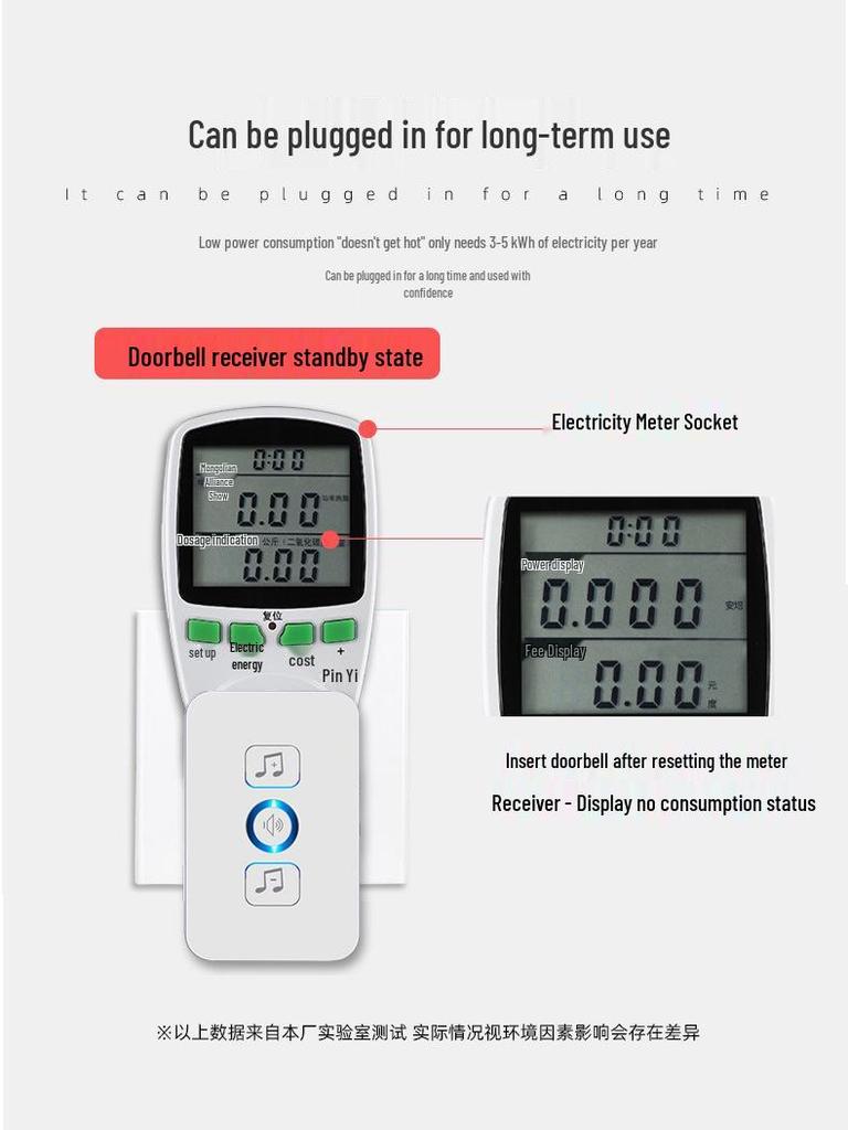 Smart Long-Range Wireless Doorbell for Elderly and Home Use with Music Alerts