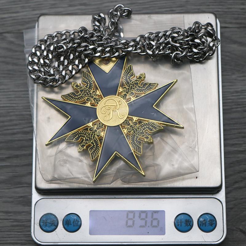 Black Eagle Medal, Blue Knight Medal, Necklace Pendant, Commemorative Medal, Film and Television Props