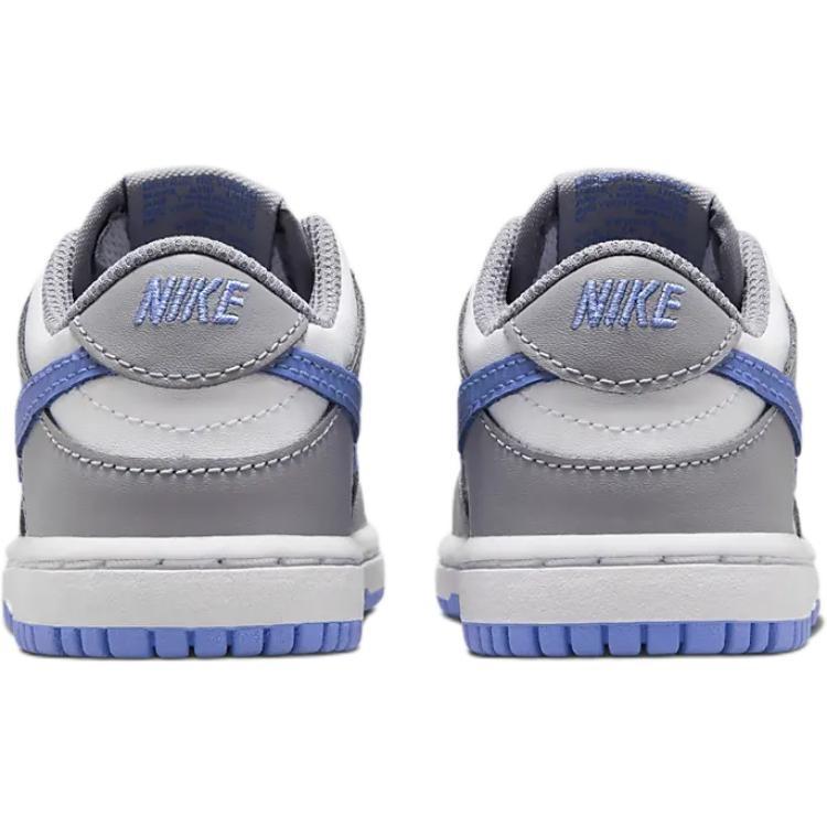 Nike Dunk Slip Resistant Abrasion Resistant Low Top Toddler Shoes Gray Infant And Toddler Baby FB9107-121