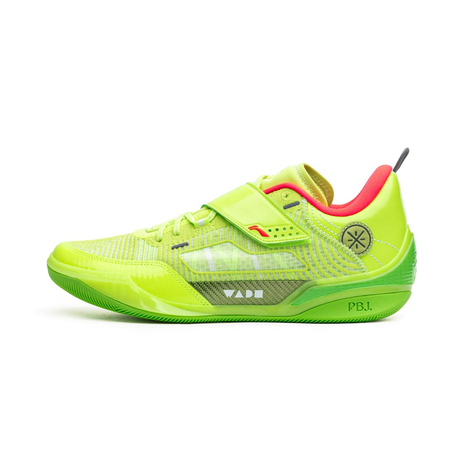 

Li Ning Wade Way 808 Четвертое поколение Ультра Зеленый Шершень Амортизирующие Износостойкие Низкие Кроссовки для баскетбола с карбоновой пластиной Мужские кроссовки ABAU031-19 47