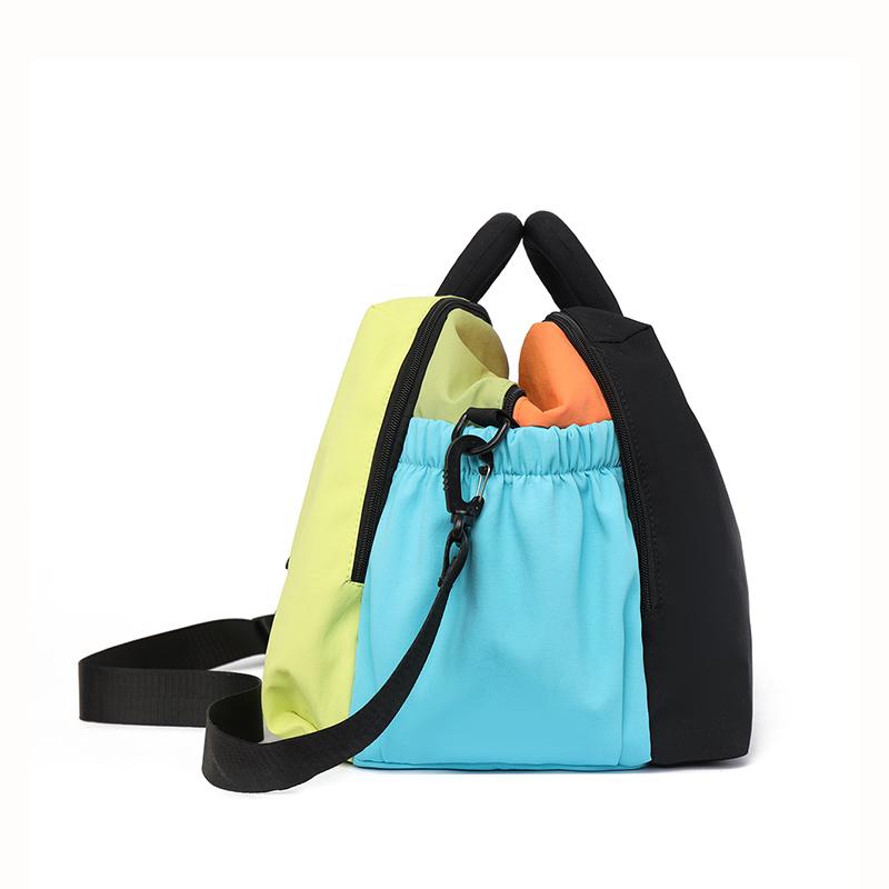 Multi-Pocket Women's Crossbody Bag – Lightweight Soft Cloth Large Capacity Sling In Vibrant Colors for Travel