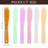 6Pcs Large Makeup Scoops Spatulas Plastic Cosmetic Spatula Face Mask Spoon Stick Applicator Beauty Spa Facial Skin Care Tools for DIY Cream Lotions