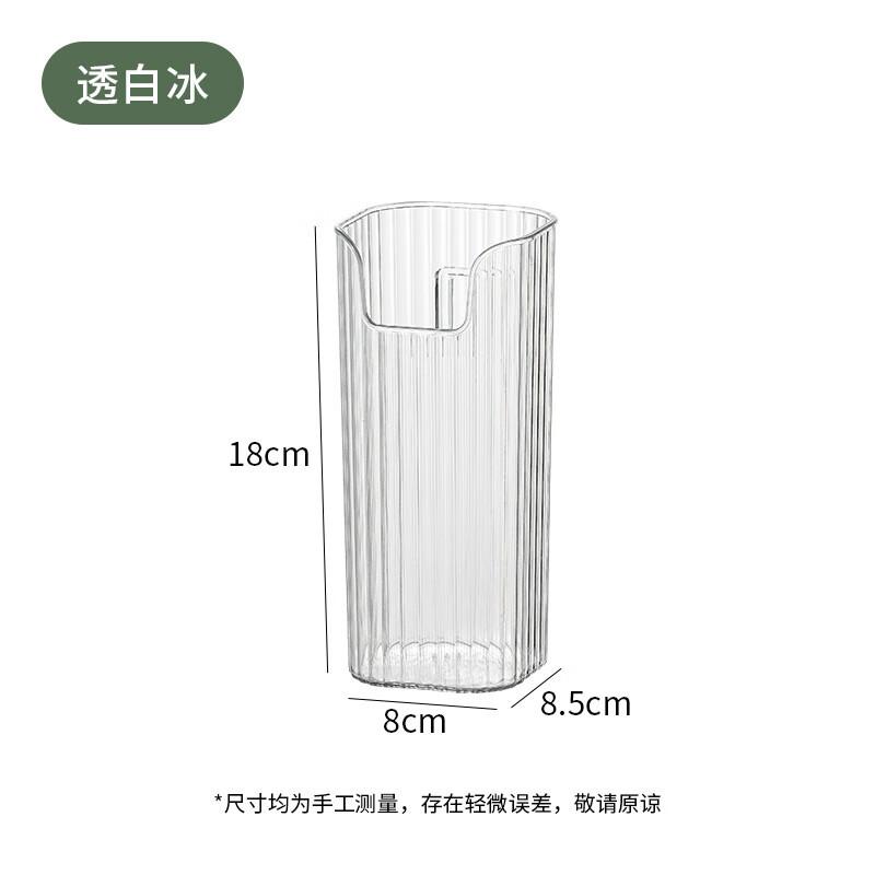 

ZISIZ Wall-Mounted Transparent Chopstick Holder
