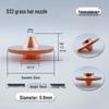 Fiber Laser Cutting Machine D32 Purple Copper Nozzle Straw Hat, Single/Double Layer Accessories