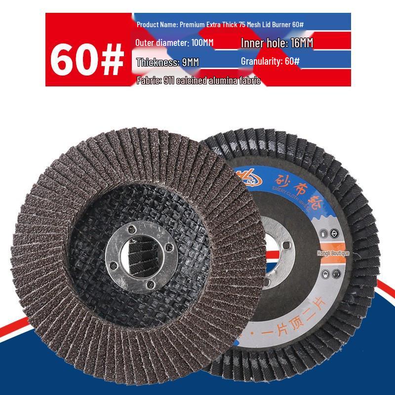 Louvered Flap Disc 100 – Grinding & Polishing Wheel for Angle Grinders