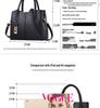 2024 Spring Women's Large Capacity Shoulder Crossbody Bag with Iron Pendant