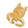 Porti Solid Gold 24k 1.875g Horse Zodiac Star Ring