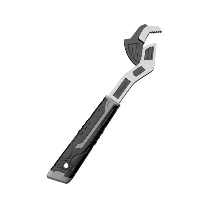 Adjustable Wrench Professional Shifters Spanner Wide Jaw Tool with Wide Calibers Opening for Household