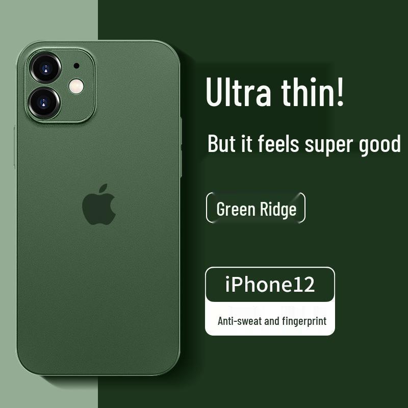 Ultra-Thin Matte Silicone Protective Case for iPhone 12/13 Pro Max with Full Lens Coverage