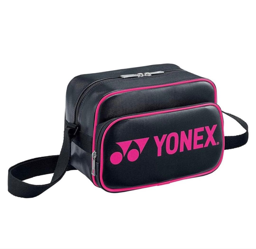 

[USED] YONEX Shoulder Bag Black/Pink