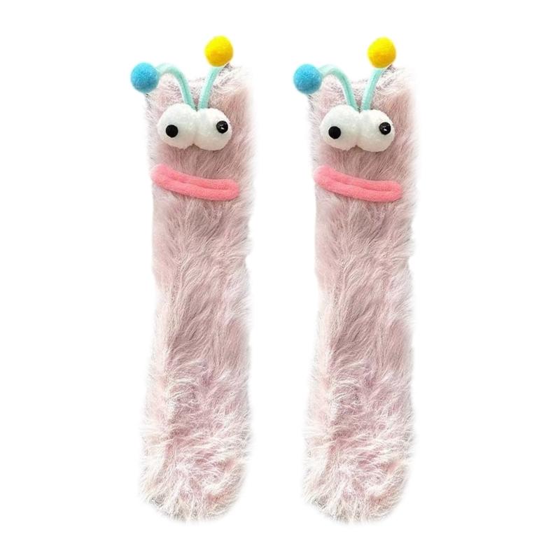 Women Thicker Warm Fuzzy Socks Plush Warm Winter Socks for Sleep Home,Soft Cosy Socks Funny Ankle Crew Socks Streetwear