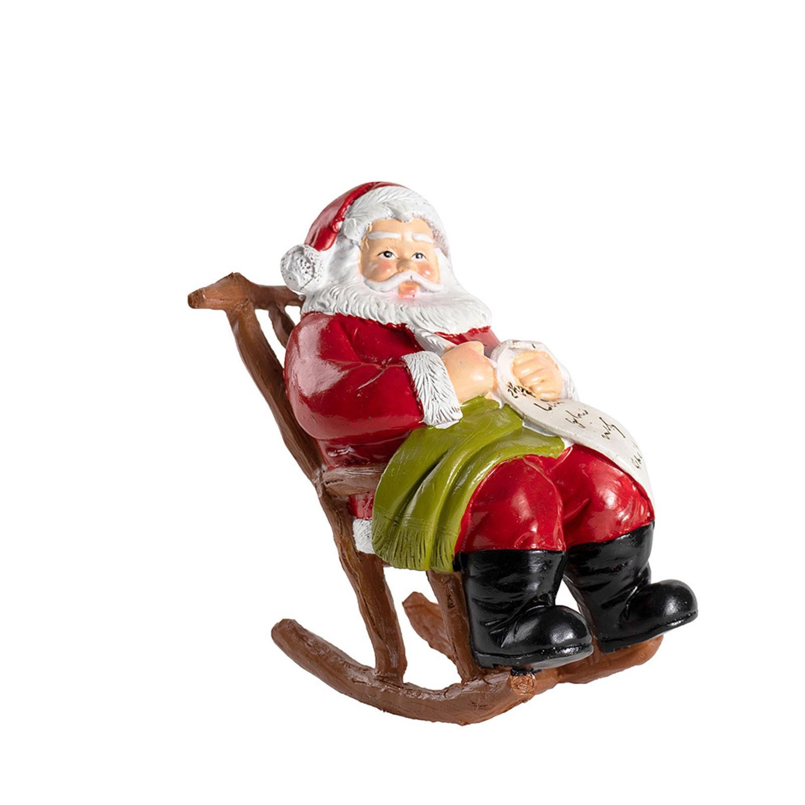 

Рождественская коллекция подарков Декоративная скульптура, рождественские украшения, подходящие для настольной полки, каминного стола, гостиной One Size