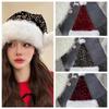 Merry Christmas Decoration Christmas Hat Santa Claus Red Plush Hat Gift Santa Claus Hat  Children
