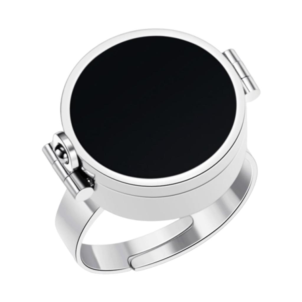 2In1 Retro Lipstick Storage Ring Leak Proof Portable Lip Care Tool Lightweight Stylish Touch Ups Rings Hold Pills/Lipstick/Balm