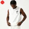 Men's Summer Vest Is Loose-fitting, Featuring a Coconut Tree Pattern Print, and Is a Casual Sleeveless Top