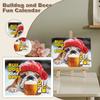 Beer Happy Calendar Holiday Gift Desktop Decoration